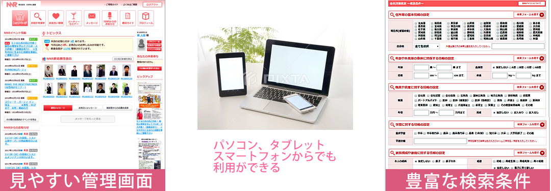 お相手検索システム